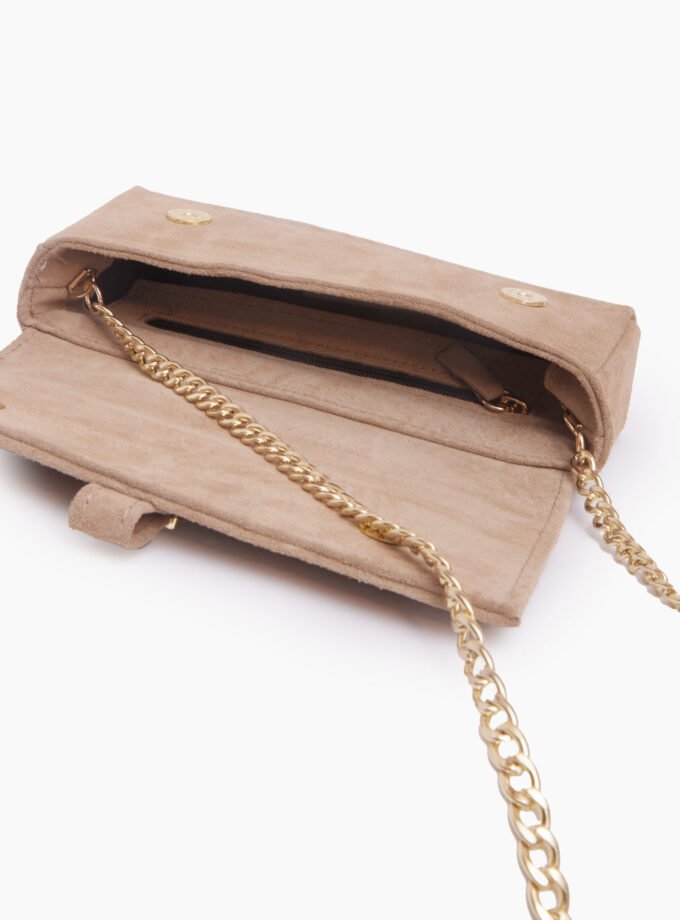 Feminine Clutch Small Sand