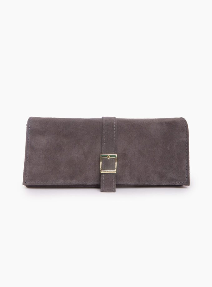 Feminine Clutch Small Dark Grey