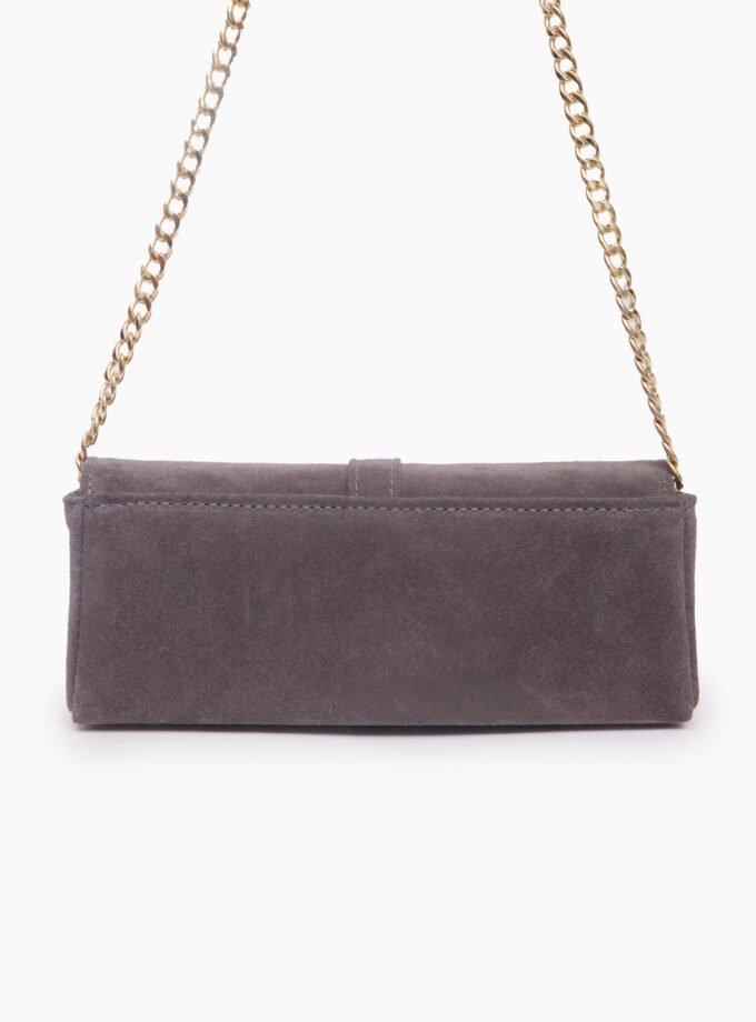 Feminine Clutch Small Dark Grey