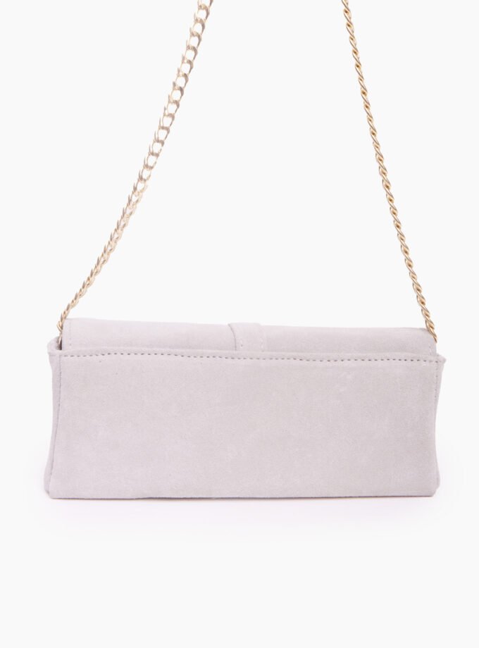 Feminine Clutch Small Ice Grey