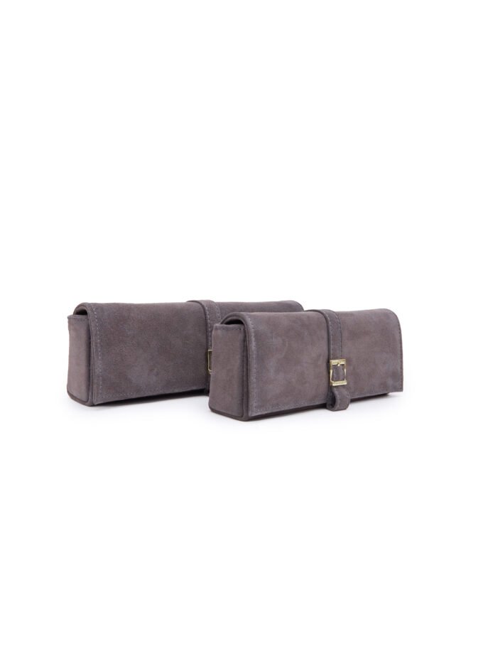Feminine Clutch Small Dark Grey