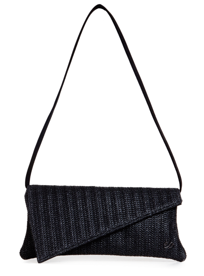 Cap Clutch Straw Black