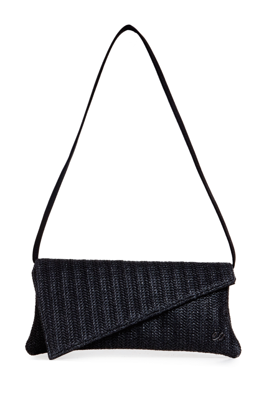 Cap Clutch Straw Black