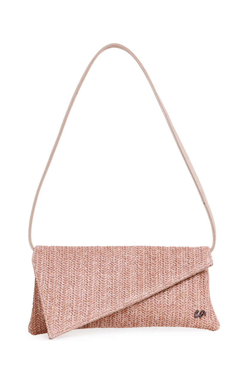 Cap Clutch Straw Pink - Image 4