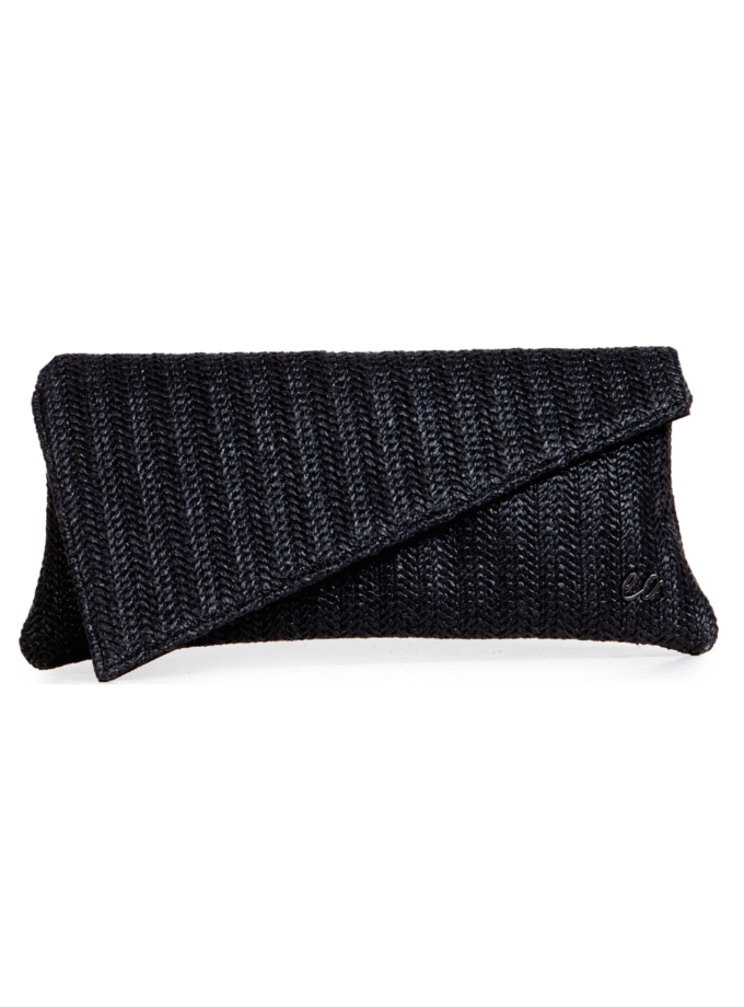 Cap Clutch Straw Black