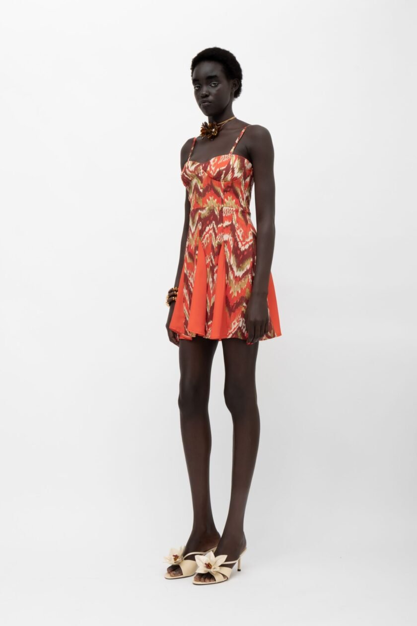 Lupisa Orange Dress - Image 3