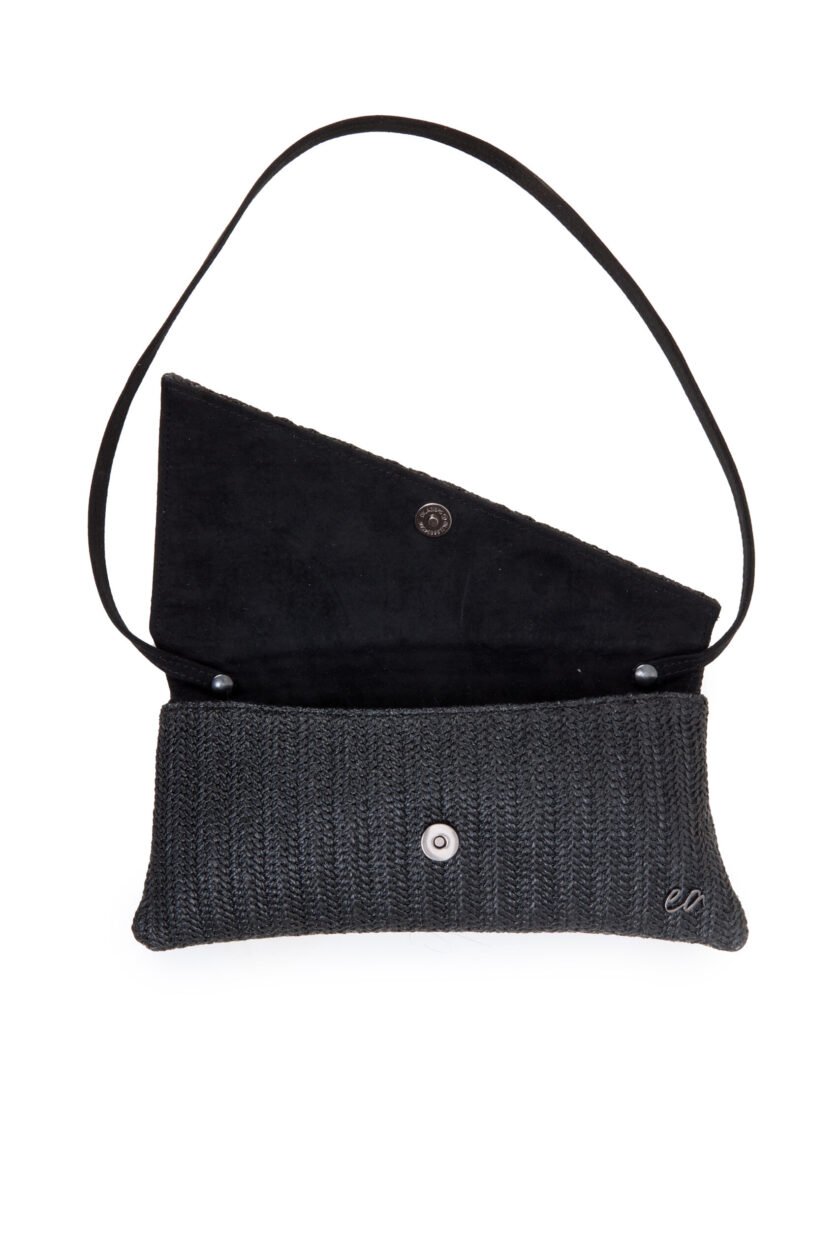 Cap Clutch Straw Black - Image 3