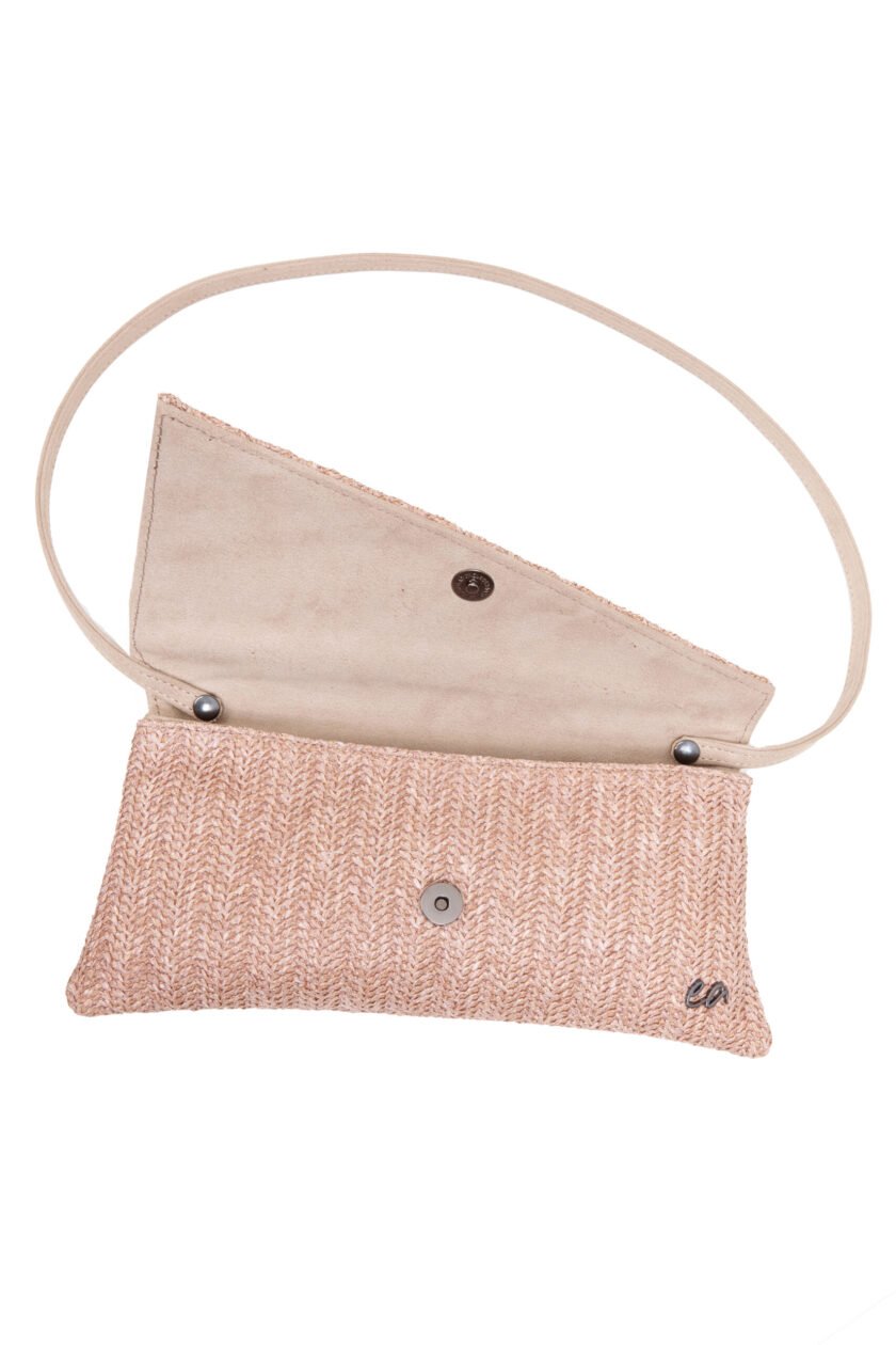 Cap Clutch Straw Pink - Image 3