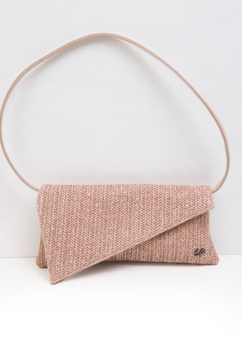 Cap Clutch Straw Pink - Image 2
