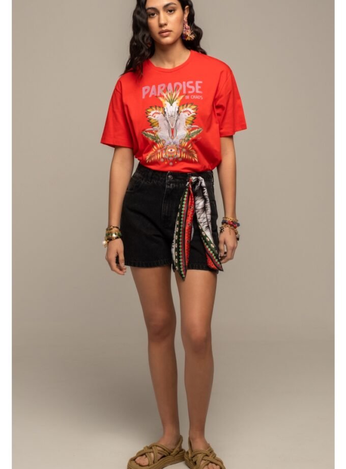 Karmic Denim Shorts black
