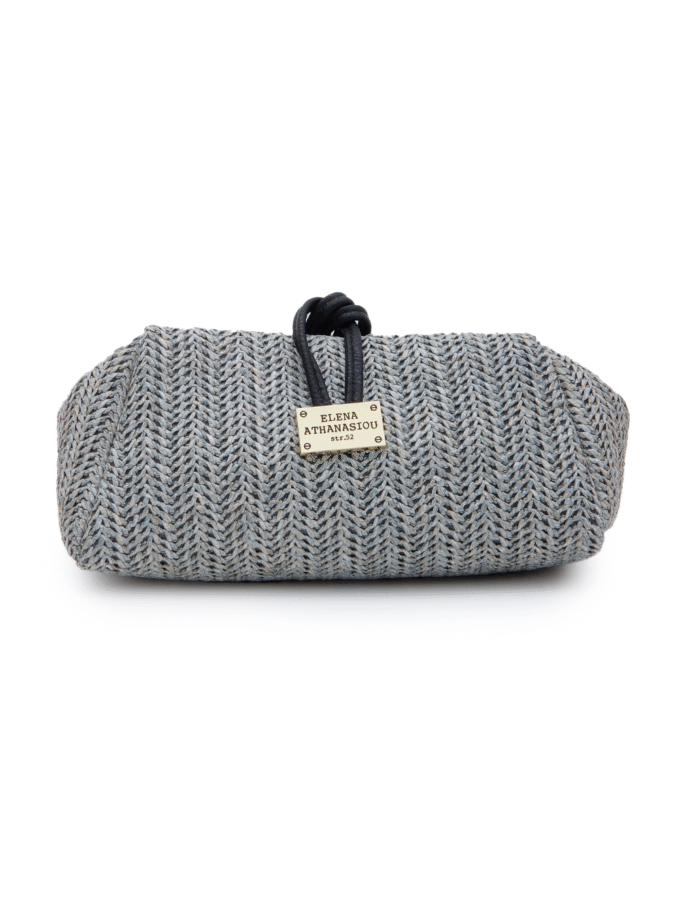 Lunchbag Vegan Straw Grey