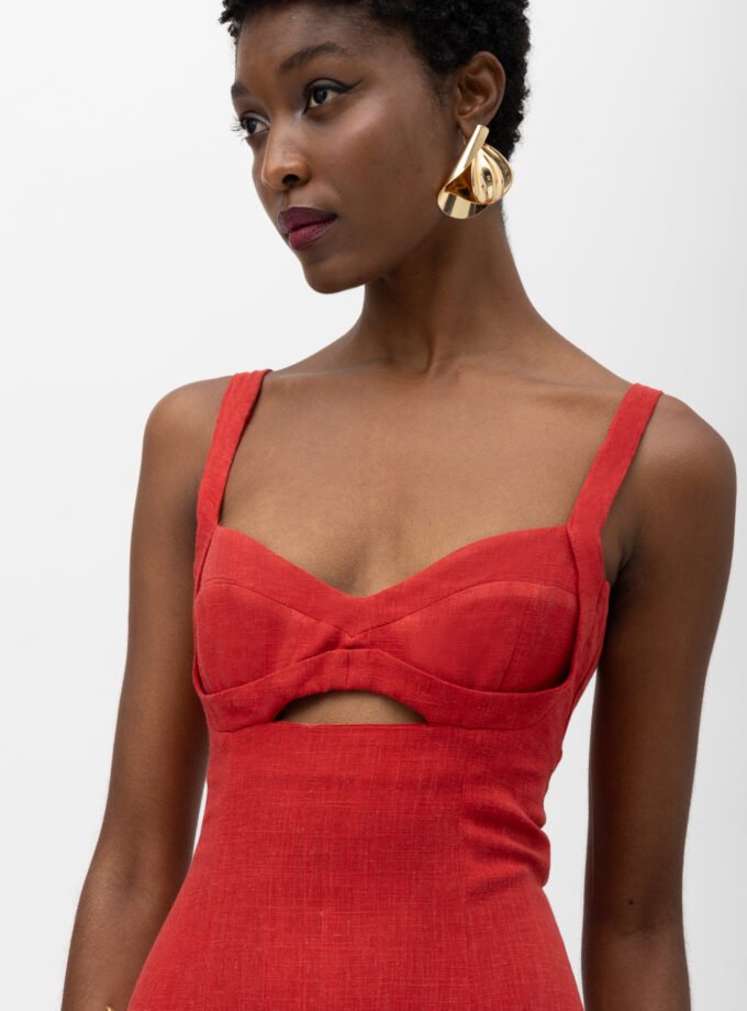 Kora Red Dress
