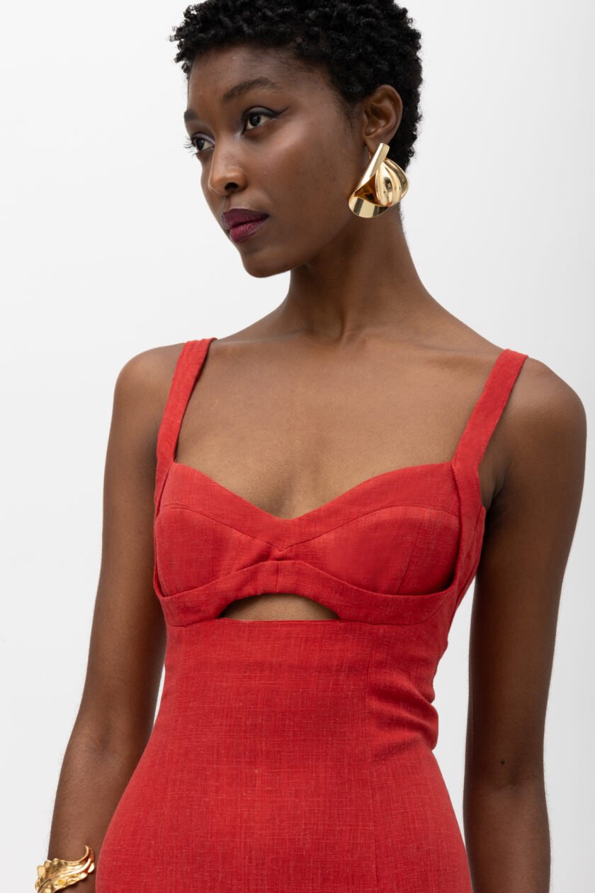 Kora Red Dress