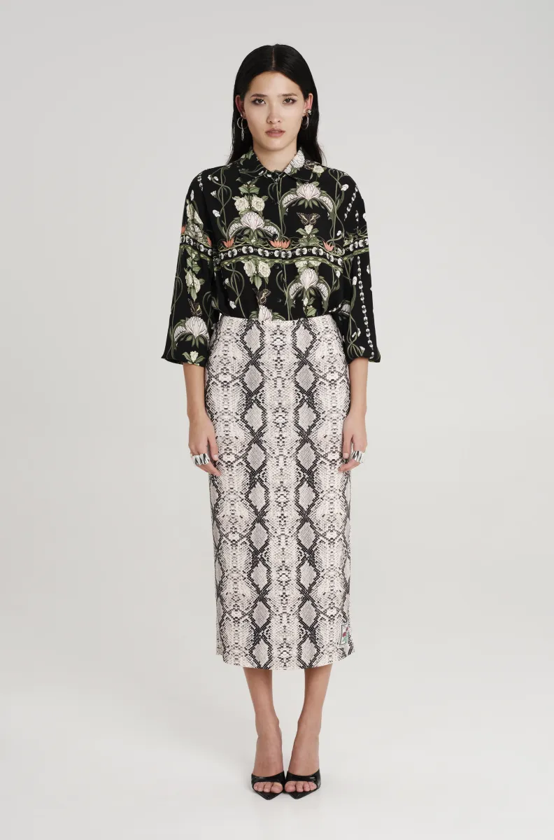 Serpentine Midi Skirt - Image 2