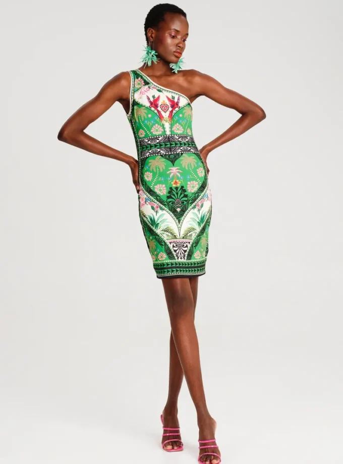 Oasis One Shoulder Bodycon Dress