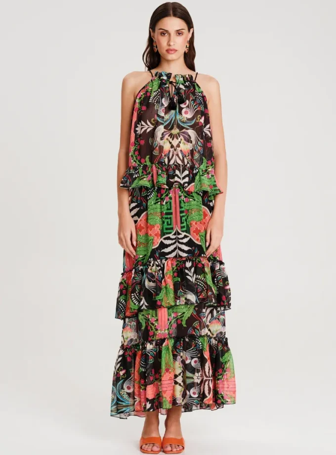 rainforest top peace and caos oasis dress