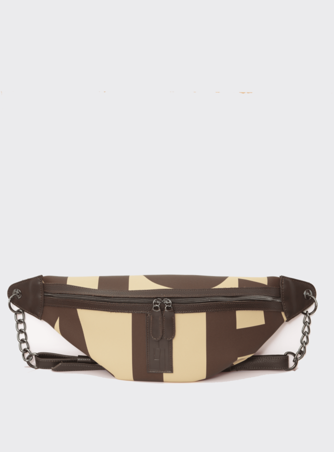 Body Bag Τσάντα Χιαστί ΕΑ logo Vanilla Large