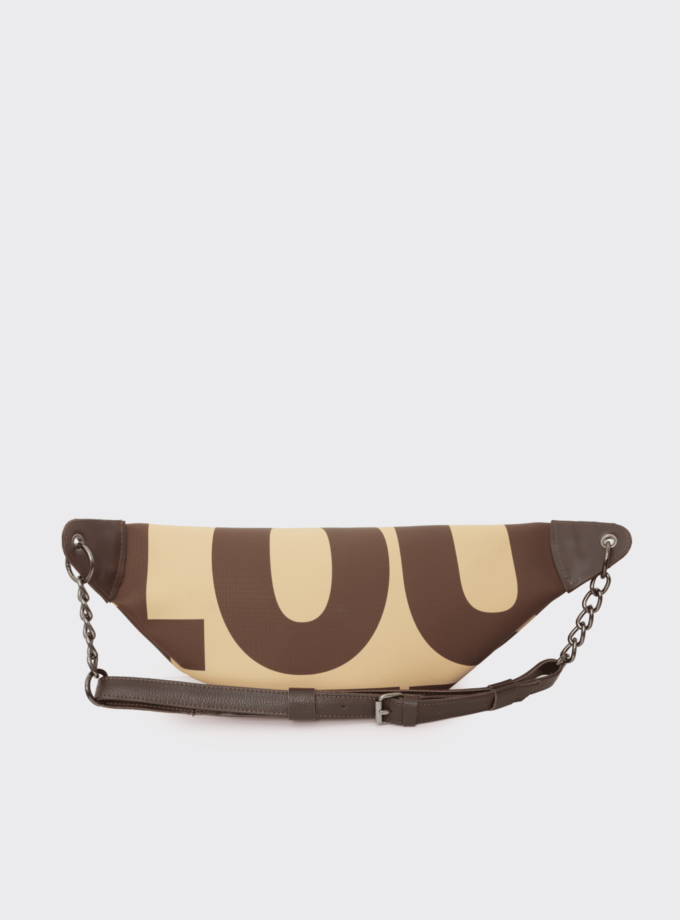Body Bag Τσάντα Χιαστί ΕΑ logo Vanilla Large
