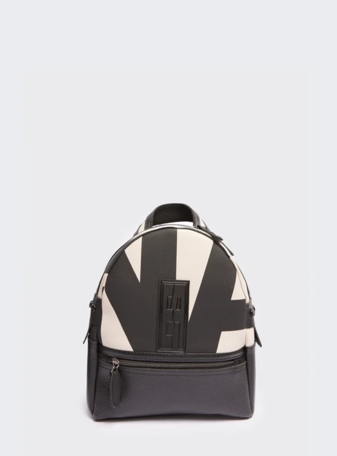 Ea Logo Backpack Γυναικείο Beige Small